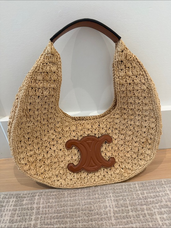 Celine Handbags - Celine Classic woven Panier hobo bag
